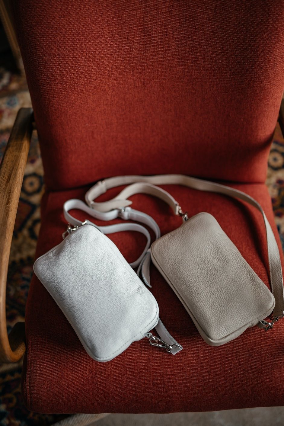 Жіноча сумочка Париж біла ( натуральна шкіра)/ Сумочка кожаная белая