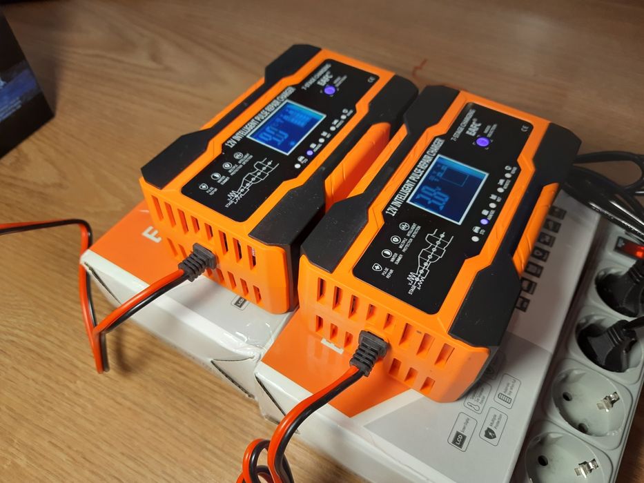 Зарядний пристрій 12А, автоматична зарядка АКБ 12А 12В