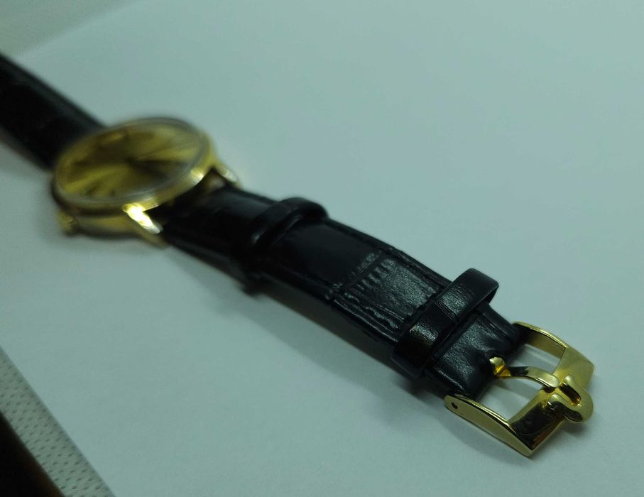 Mechaniczny męski zegarek Omega Geneve 35mm po serwisie u zegarmistrza