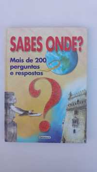 Livro infantil/ juvenil didatico Sabes onde?