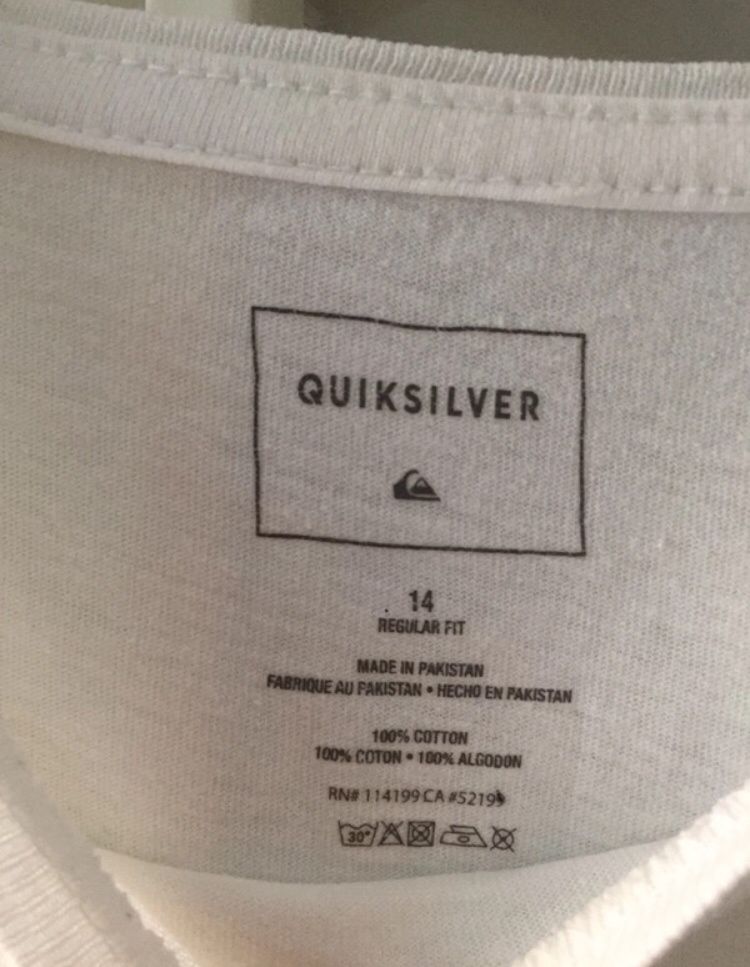 T-shirt QuickSilver branca