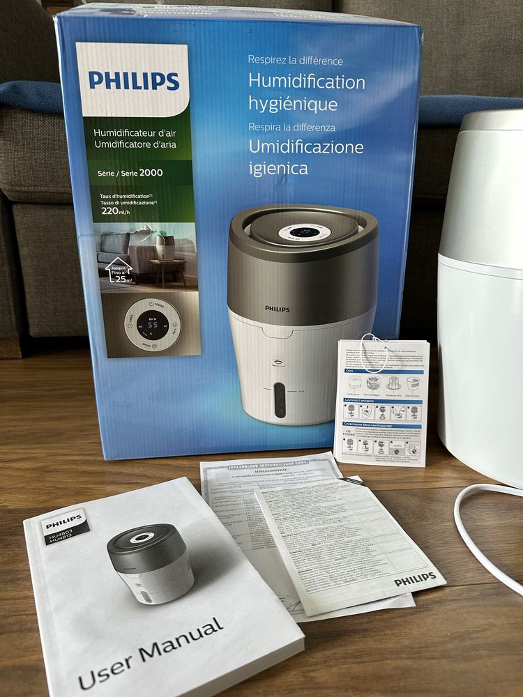 Nawilżacz powietrza ewaporacyjny PHILIPS HU4803 seria 2000