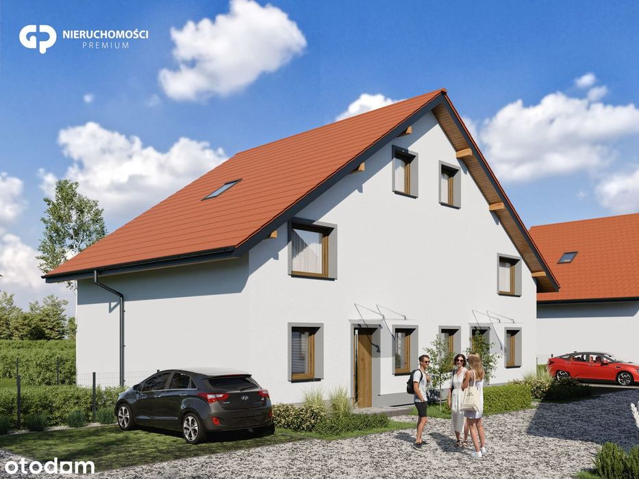 Bliźniak z własnym ogródkiem k. Kątów Wroc. OSTATNI DOSTĘPNY