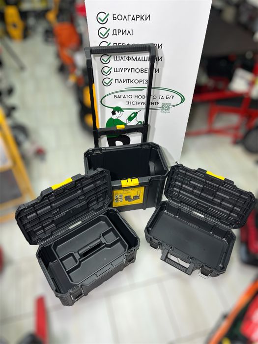 Модульный ящик на колесах Тележка Stanley QUICKLINK 3-в-1