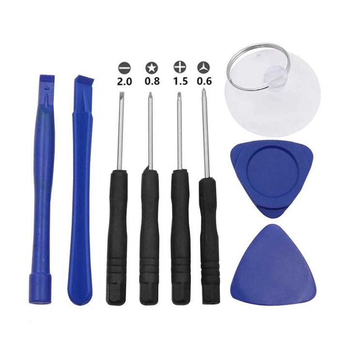 Kit ferramentas para reparação de telemóveis iPhone/Android