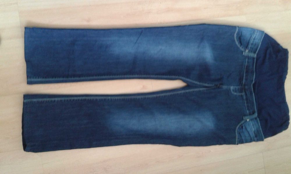 XL Spodnie ciążowe dżinsowe jeansowe wygodne