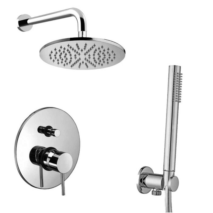 KITLIG015CR Paffoni Light KIT Душова система прихованого монтажу