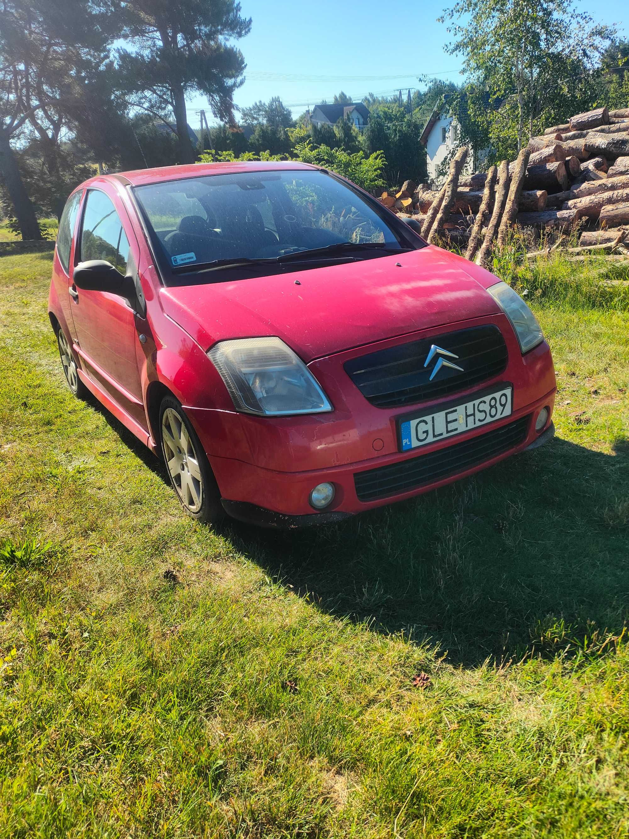 Citroen c2 1.6 VTR + LPG półautomat (uszkodzony)