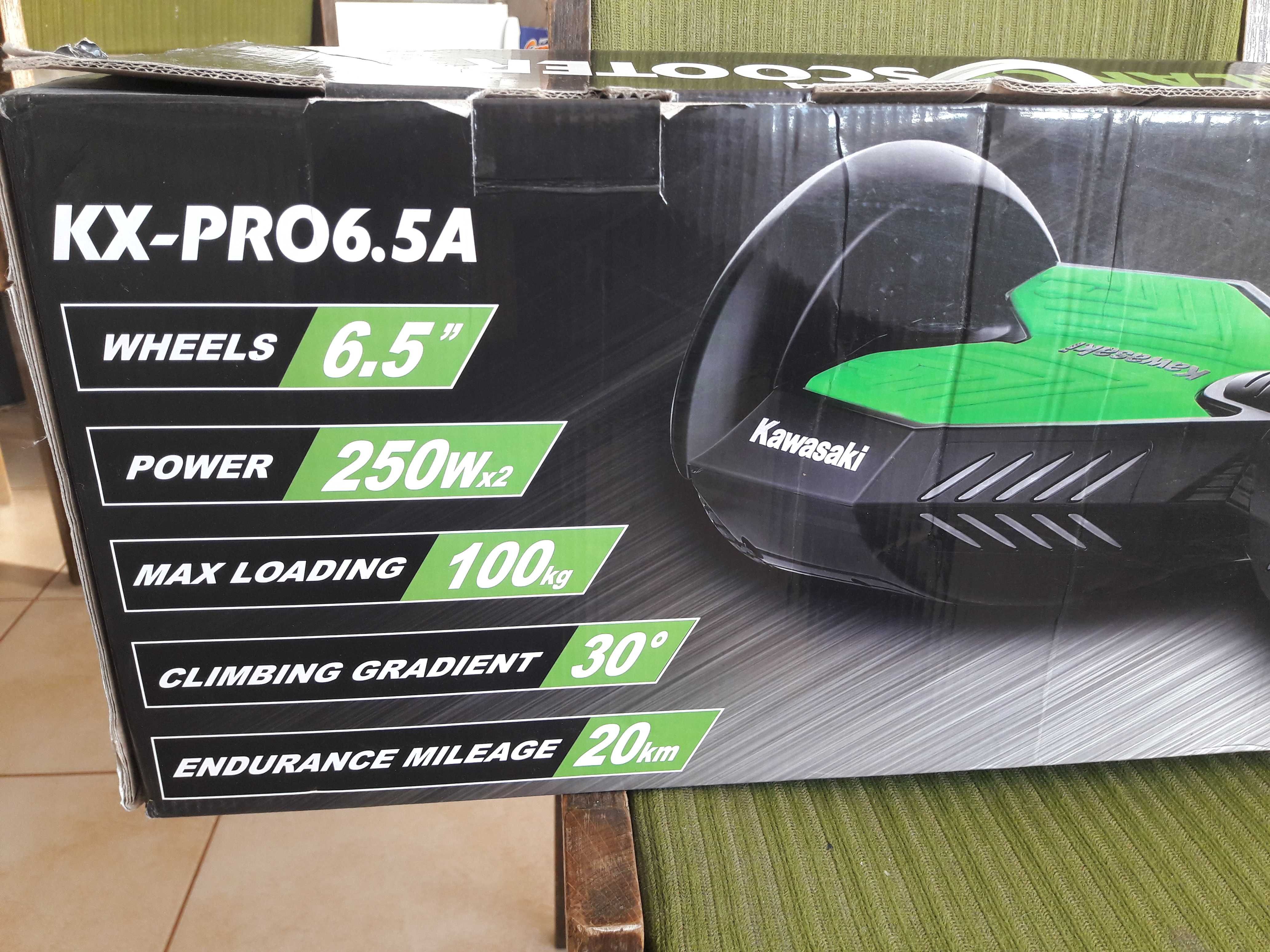 Kawasaki Balance Scooter Kx-Pro 6.5A + Torba