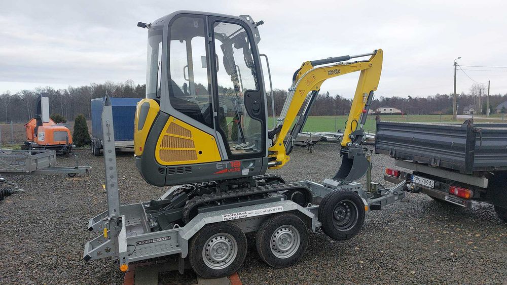 Wynajem Minikoparki wraz z operatorem !!! Wynajem Wypożyczalnia