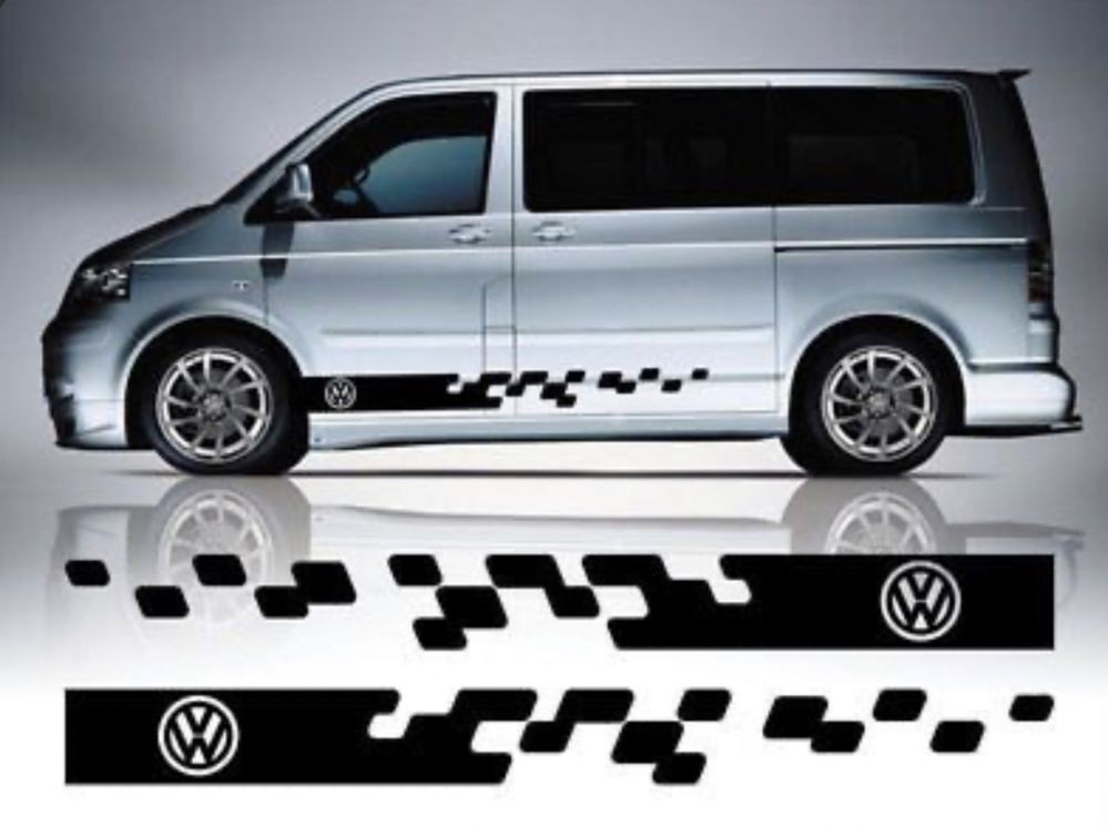 Zestaw naklejek VW Transporter t4 t5 t6 multivan tuning