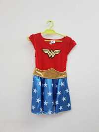 Sukienka przebranie Wonder Woman rozmiar 104 110 cm. A1486