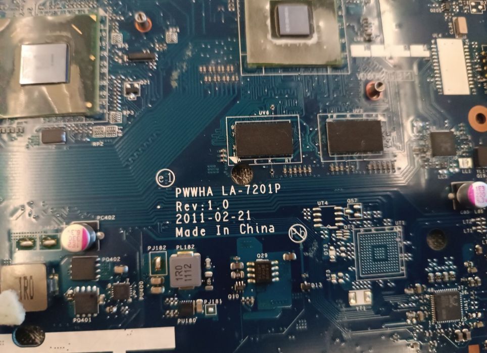 Płyta główna LA-7201P Toshiba Satellite C660