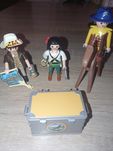 Playmobil 3szt figurki podróżnik, piratka i inny