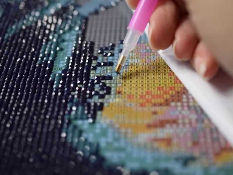 DUŻY XXL 120x50cm Haft Diamentowy, Obraz, Mozaika Diamentowa -nowe