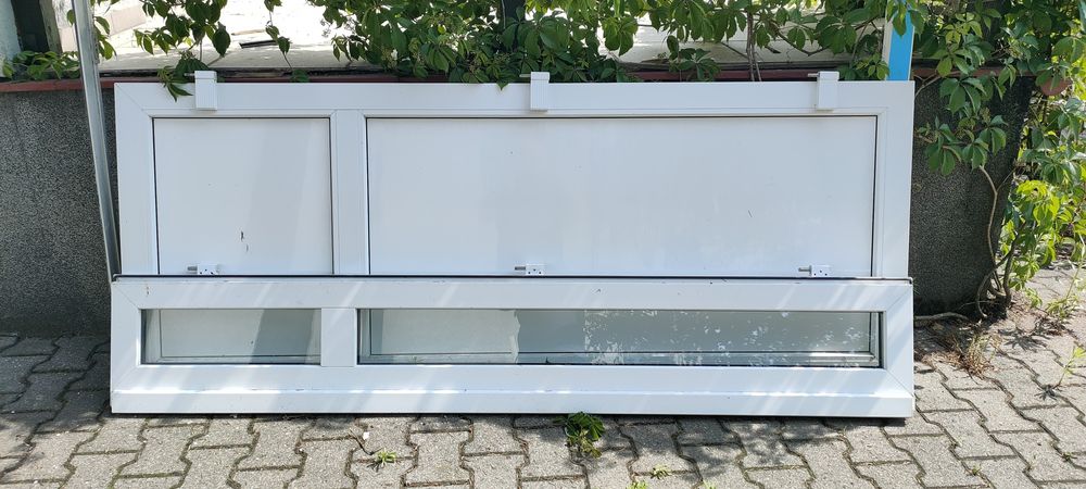 Drzwi PCV białe używane