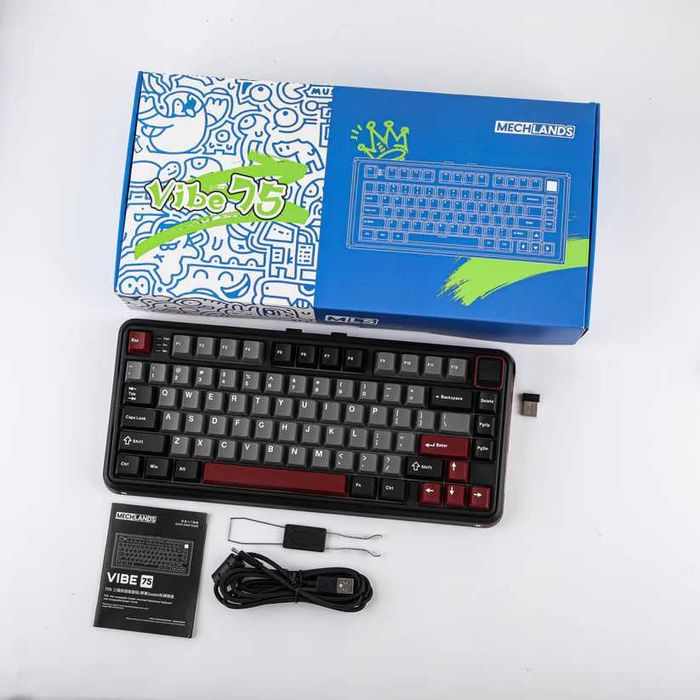 MechLands Vibe75 V2 — механическая клавиатура 75% с TFT экраном