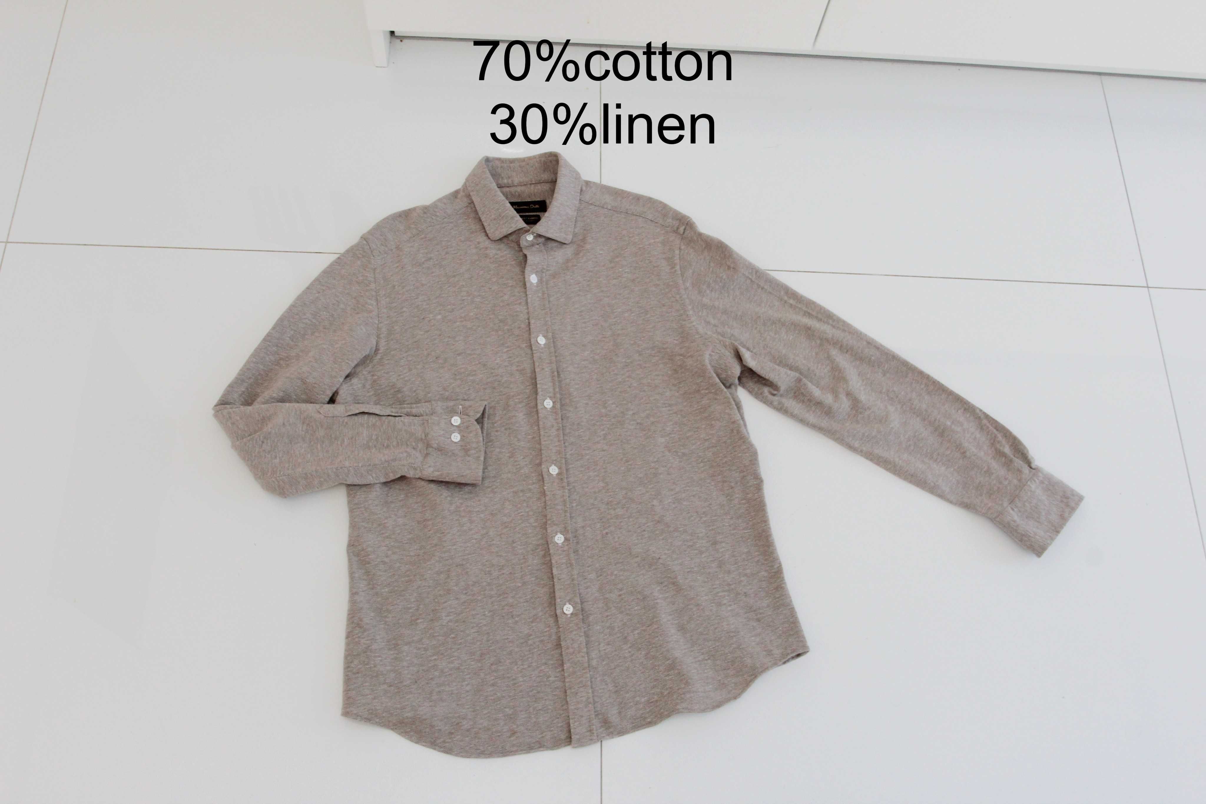 Massimo Dutti 30% len 70 %bawełna XL