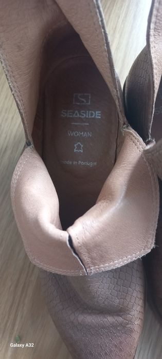 Botas seaside em pele