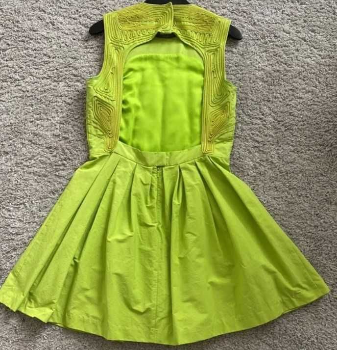 Vestido verde lima (néon)