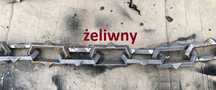 Łańcuch żeliwny do słupków, ozdobny, styl historyczny - NOWY