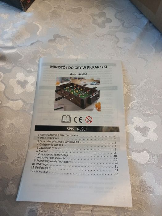 Mini stół do gry w piłkarzyki