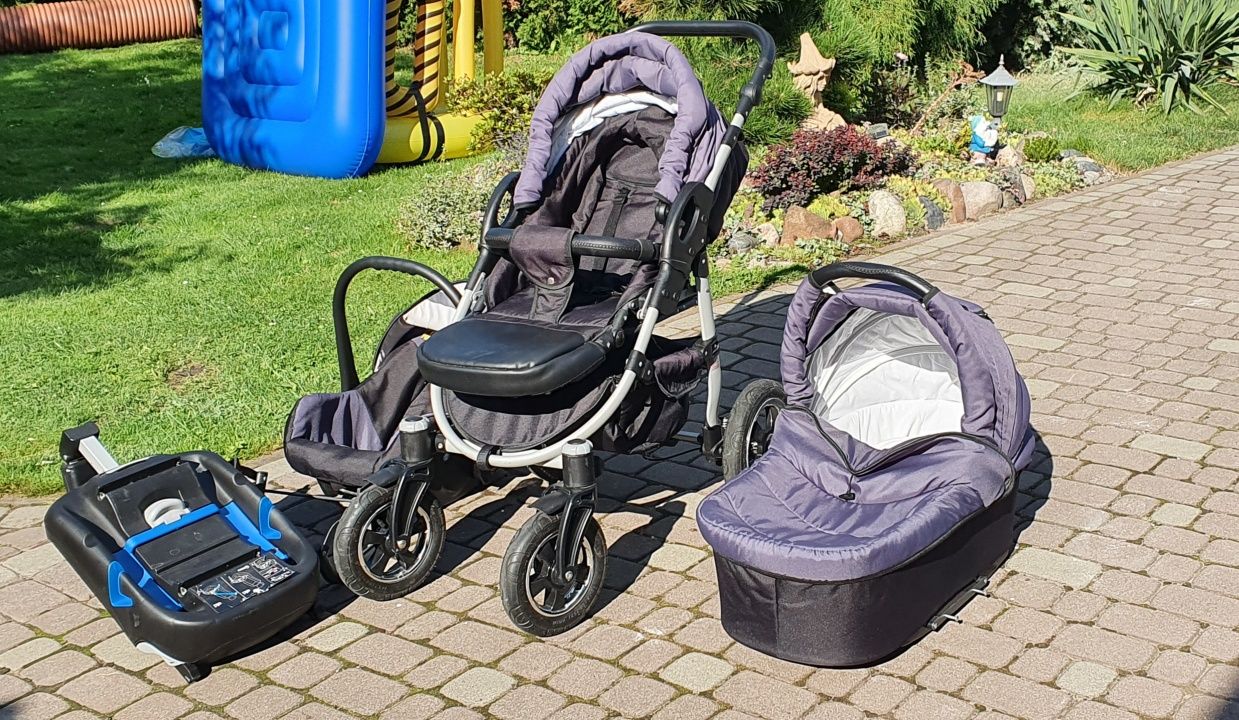 Wózek 4w1 + baza ISOFIX