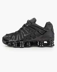 Мужские кроссовки Nike Shox TL Full Black. Размеры 40-45