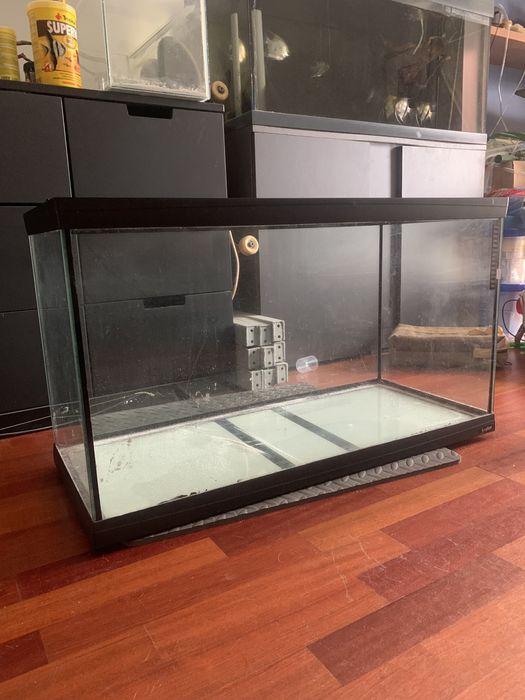 Vendo aquario 80x40x40 128 litros