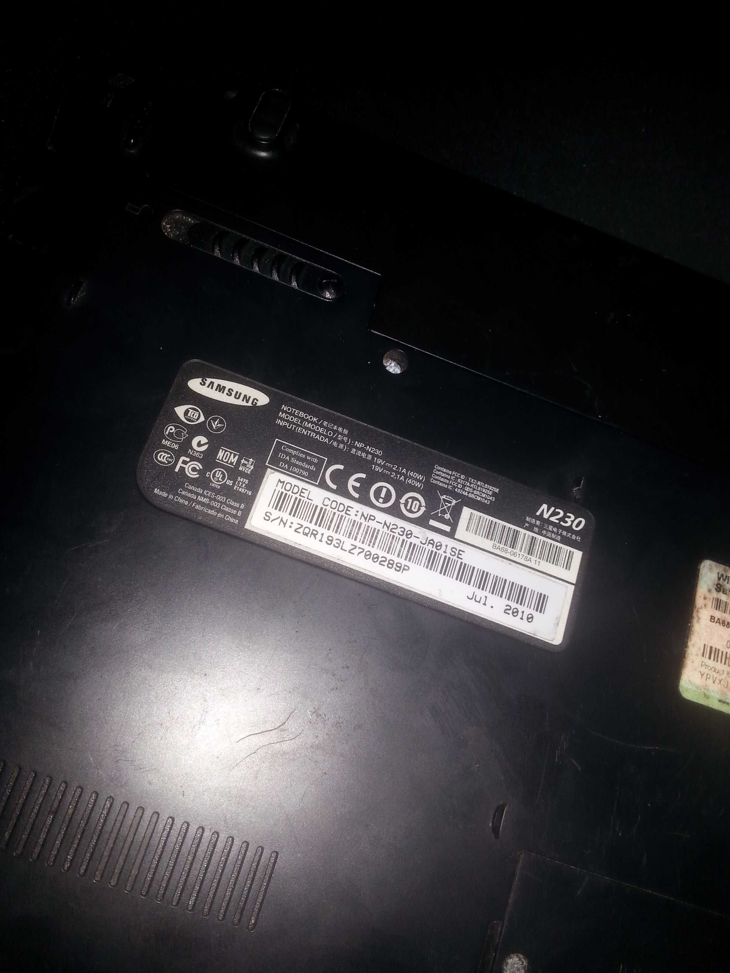 Laptop Toshiba i notebook Samsung