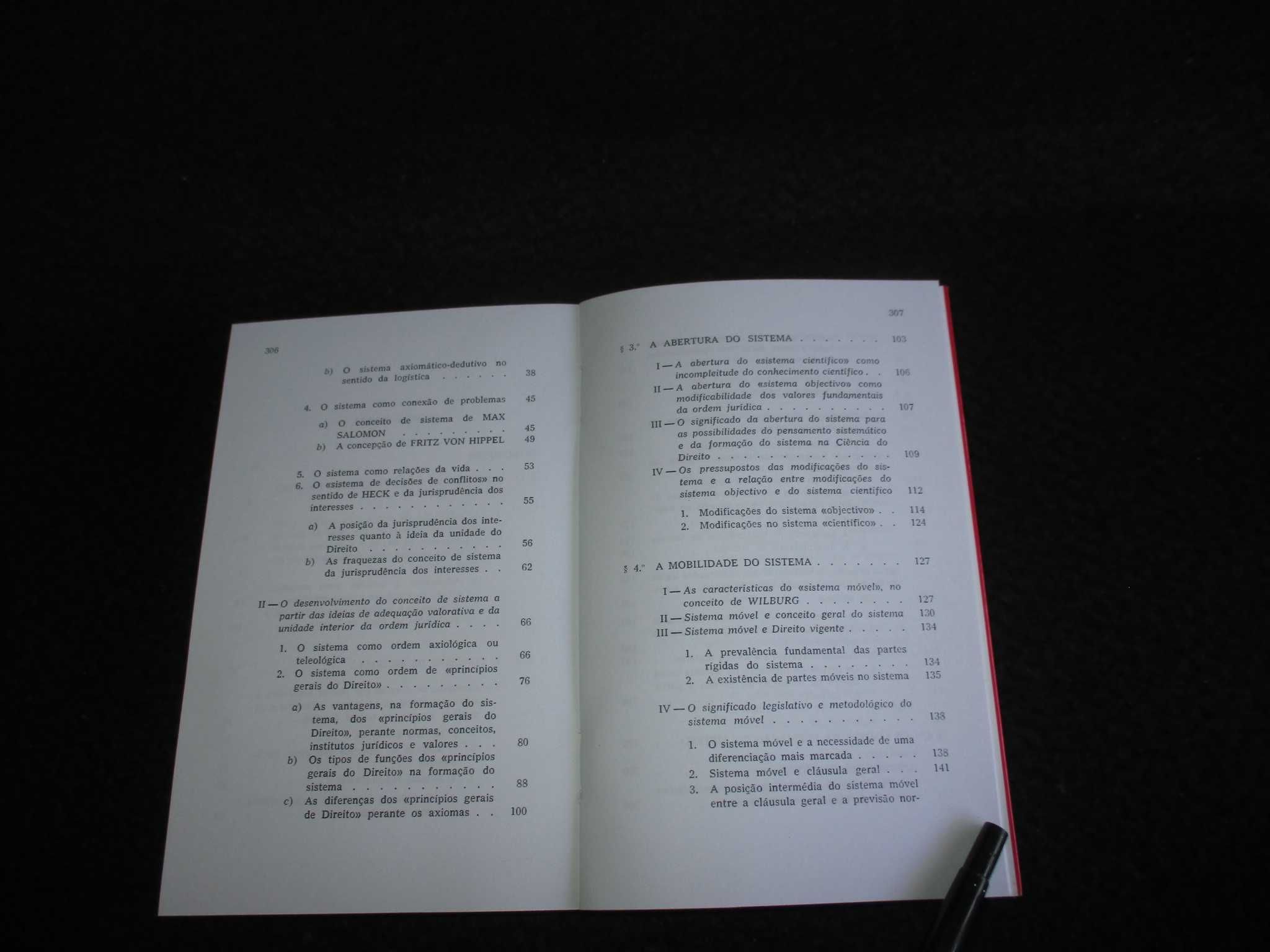Livro Pensamento Sistemático e Conceito de Sistema Ciência do Direito