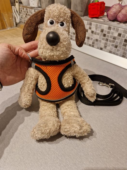 Nowe pomarańczowo-czarne - Szelki, uprząż, smycz dla kota, psa, roz. S