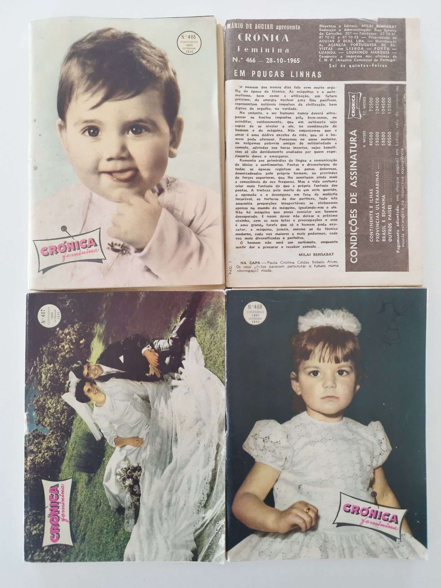 Revistas Crónica Feminina 1965