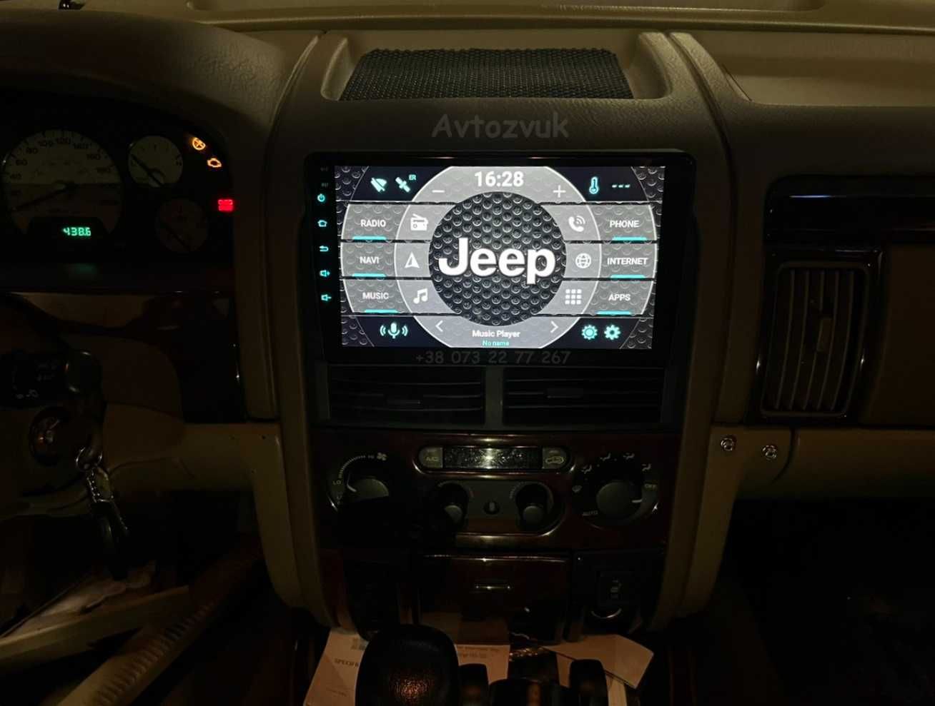 Магнитола GRAND CHEROKEE Jeep GPS USB Дисплей 2 din CarPlay Android 14