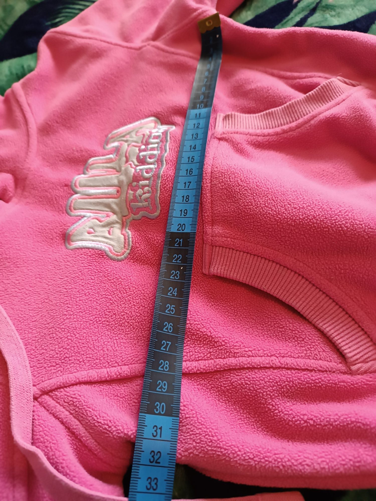 Bluza ciepła różowa 98