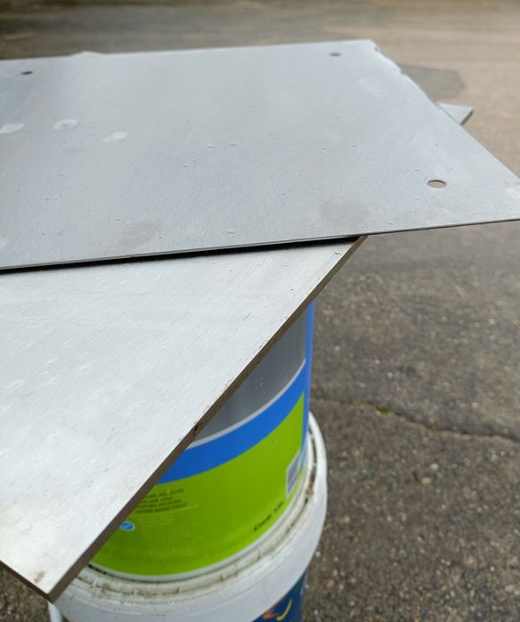 Peças em inox escovado de 6mm e 1mm