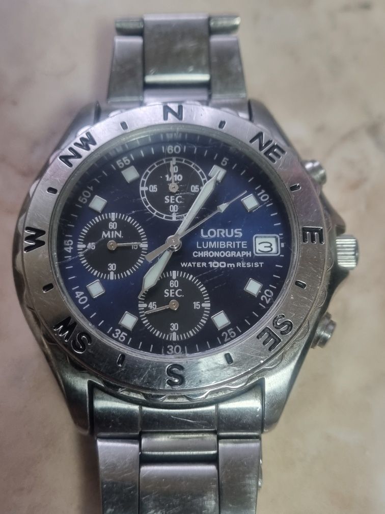 Lorus Lumibrite chronograf