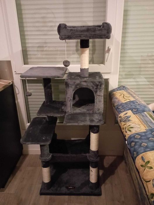 Drapak dla kota duży wysoki drapak NOWY dla kota domek legowisko NOWY