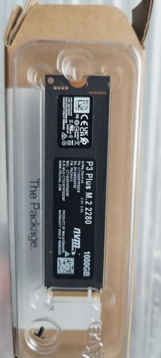 SSD-диск Crucial P3 Plus 3D NAND 1TB M.2 (2280 PCI-E 4)