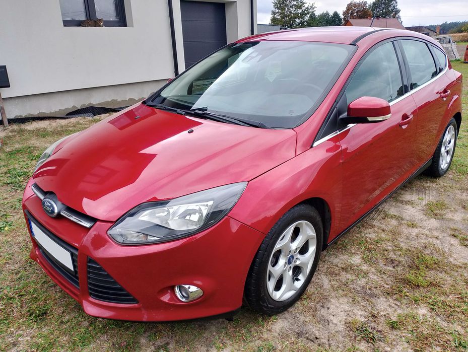Ford Focus Titanium 1.6 TDCI 115 KM, Bardzo Ładny! Bogato Wyposażony!