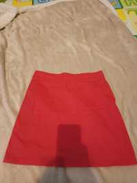 Czerwona spódnica, kieszenie txm rozmiar 38