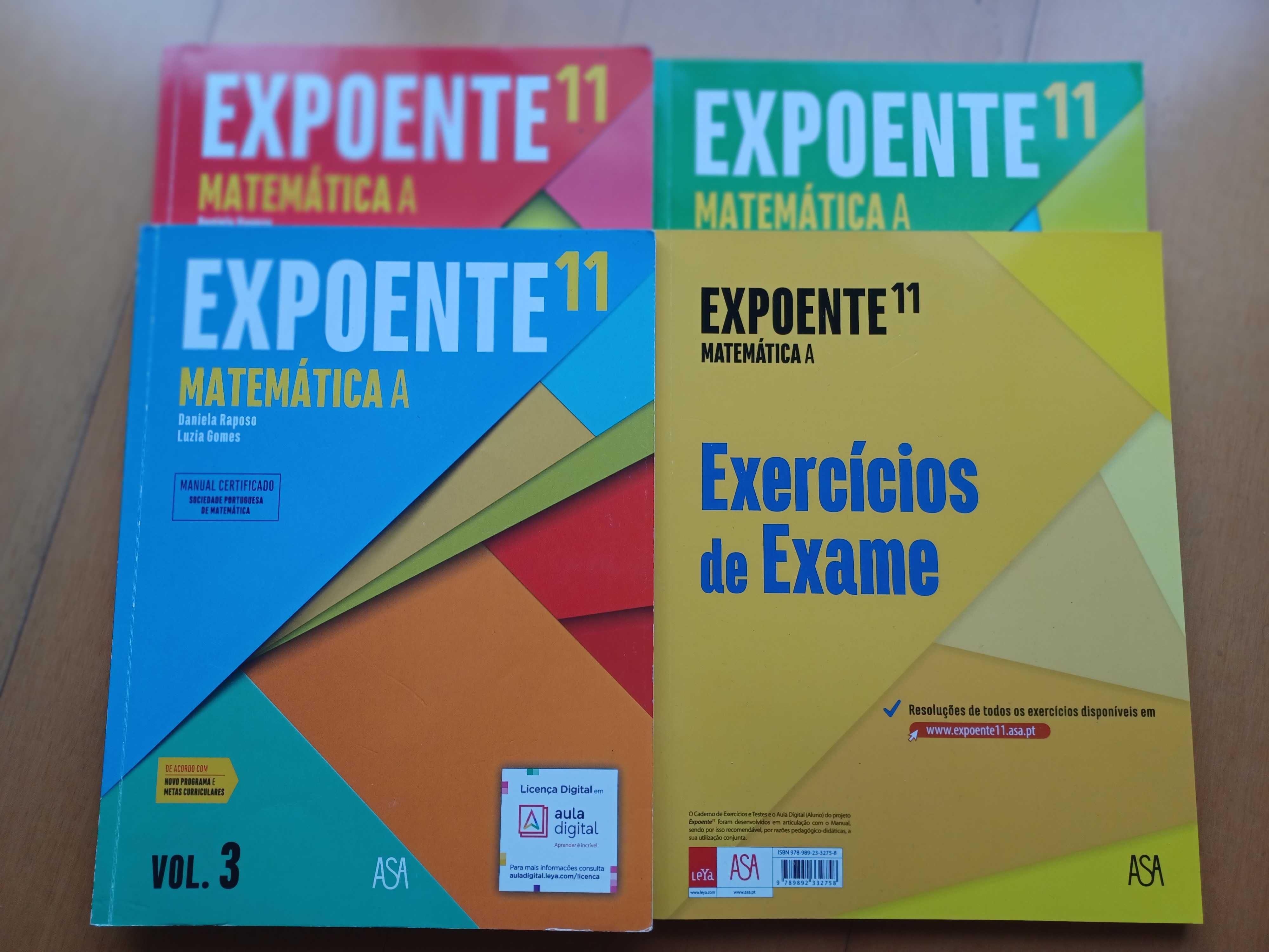 Manual de Matemática 11ºano + Cadernos de atividades