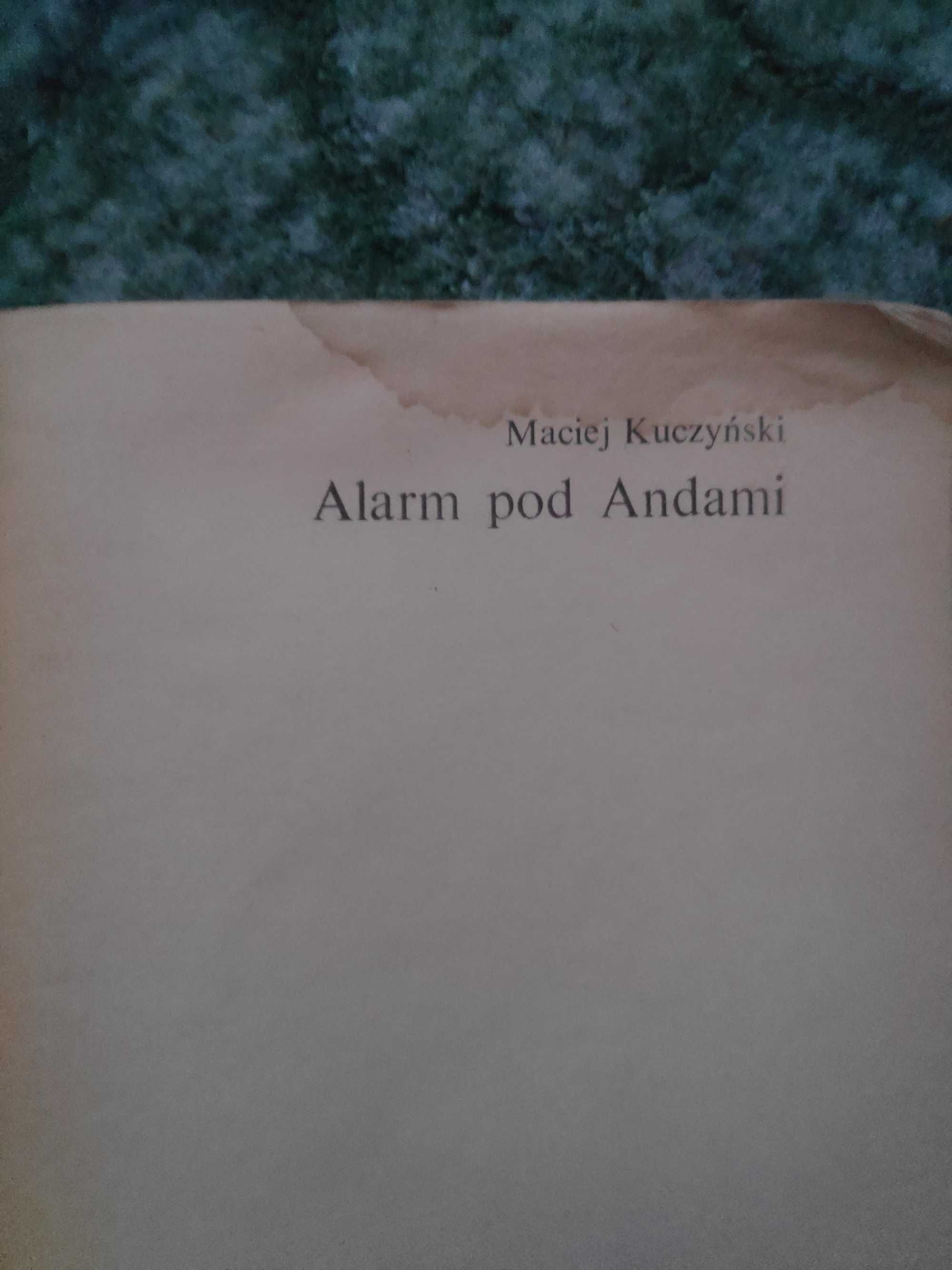Alarm pod andami - Maciej Kuczyński