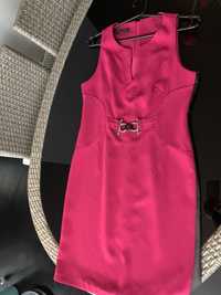 Малинове рожеве італійське плаття футляр Sandro Ferrone Розмір L