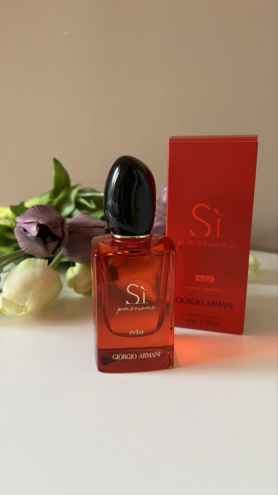 Perfumy Giorgio Armani czerwone Si Passione Eau De Parfum 50 ml