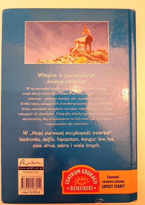 Moja pierwsza encyklopedia zwierząt, Maria Kotecka, tw. opr., 273 str