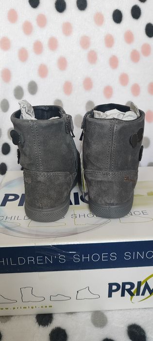 Primigi 27 nowe botki trzewiki przejściowe jesienne skóra gore-tex