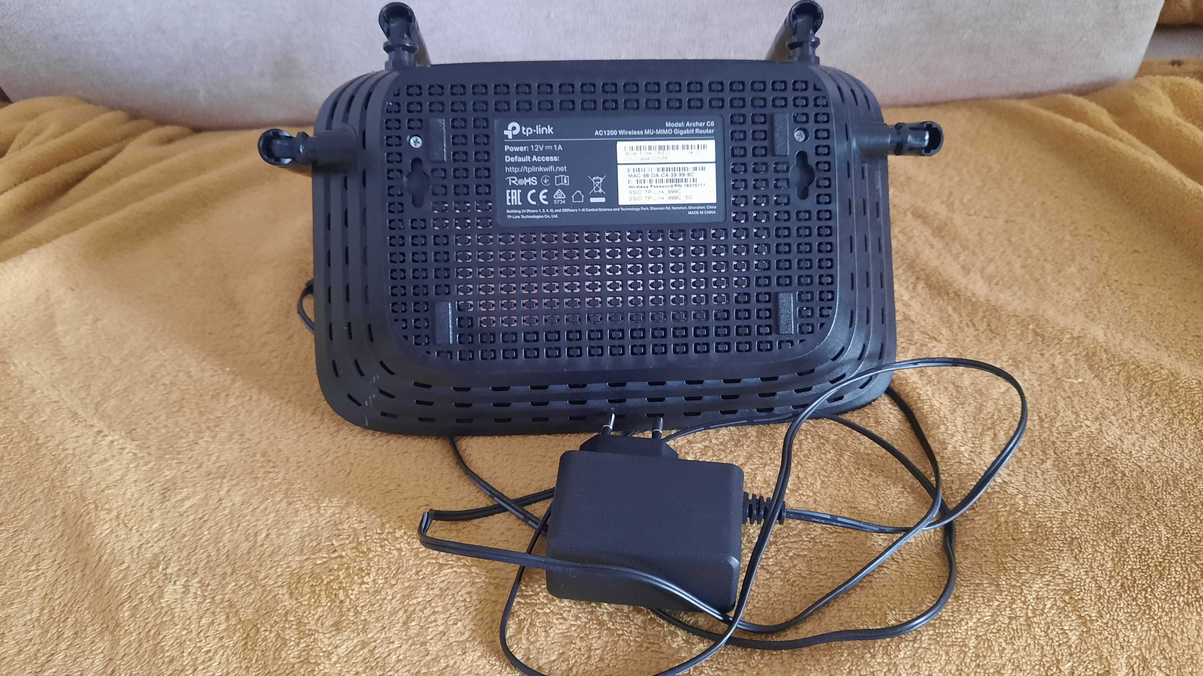 Gigabitowy router bezprzewodowy TP-LINK Archer C6 v.2