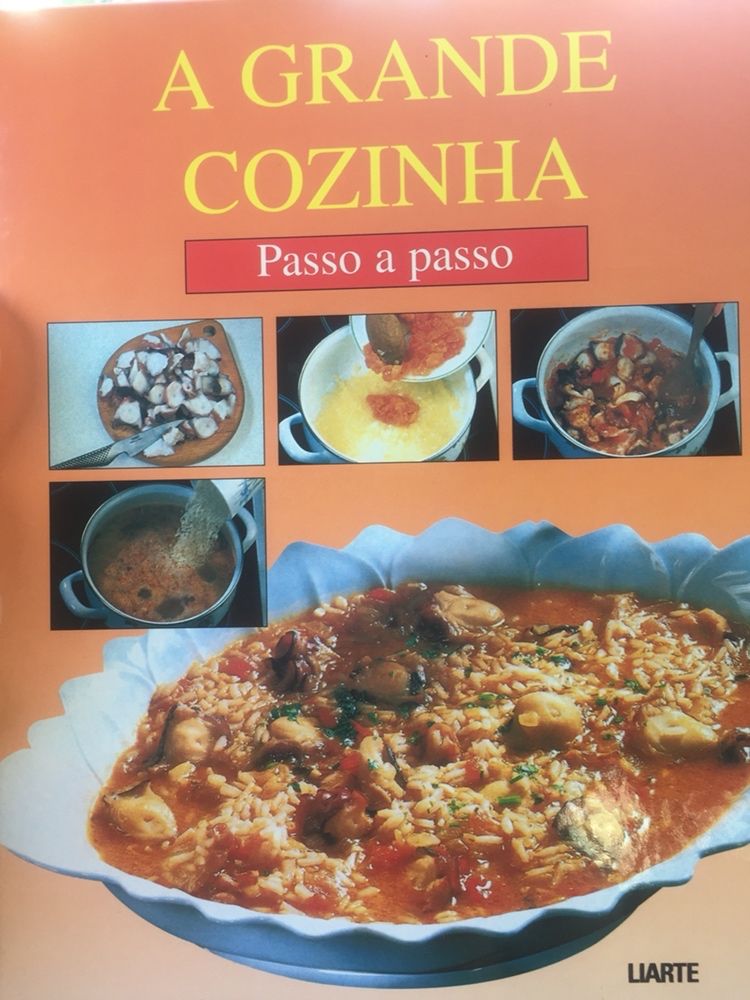 Coleção de livros de culinária