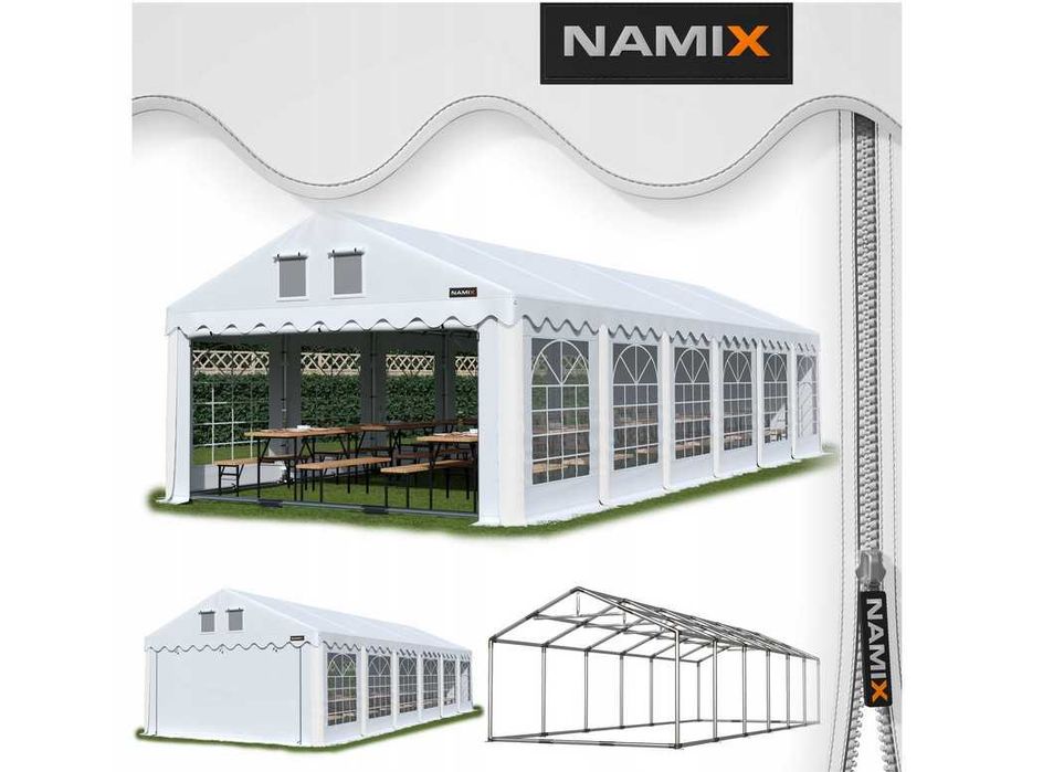 *** PROMOCJA *** Namiot ROYAL 6x12 ogrodowy imprezowy garaż wzmocniony